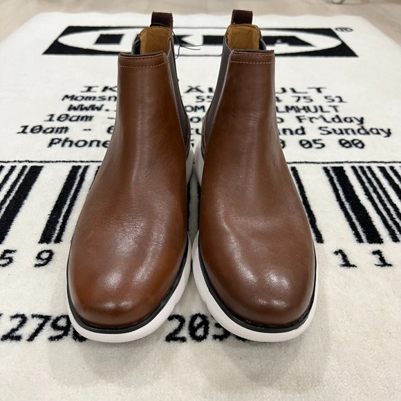 Cole Haan Zerogrand Lightweight Waterproof Leather Omni Chelsea Boots